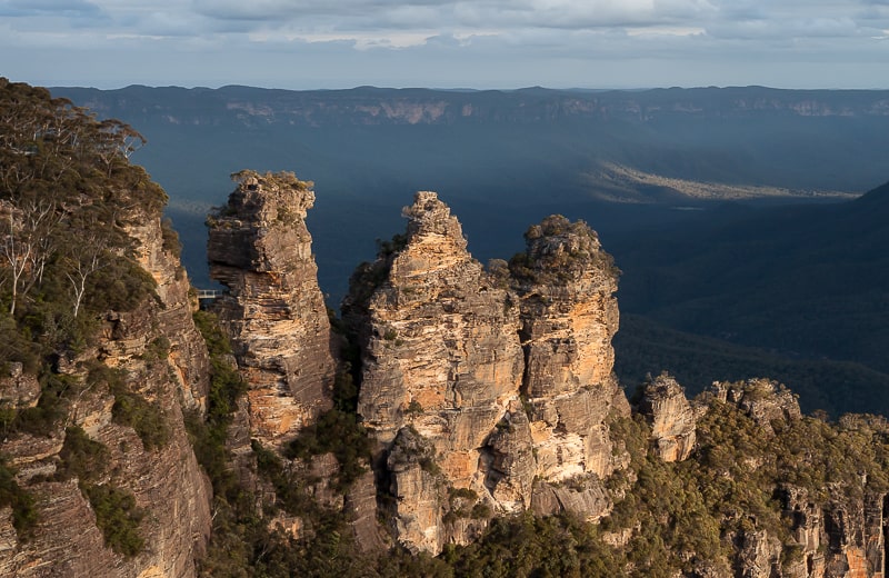 Three Sisters in der Abendsonne