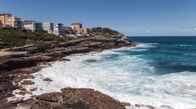 Die Tamarama Rocks auf dem Coastal Walk