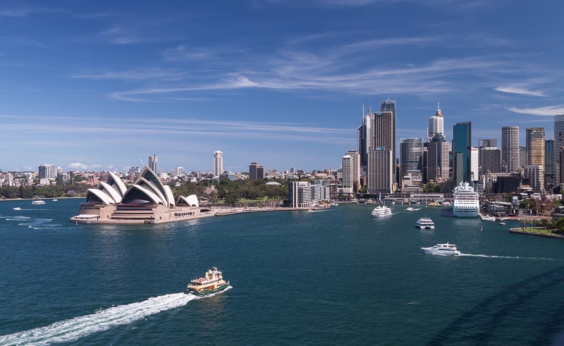 Die Skyline von Sydney