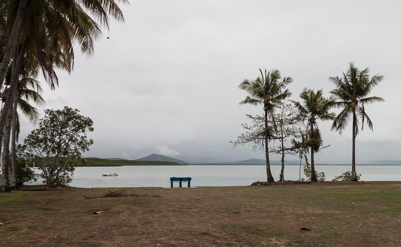 Trüber Ausblick von Port Douglas