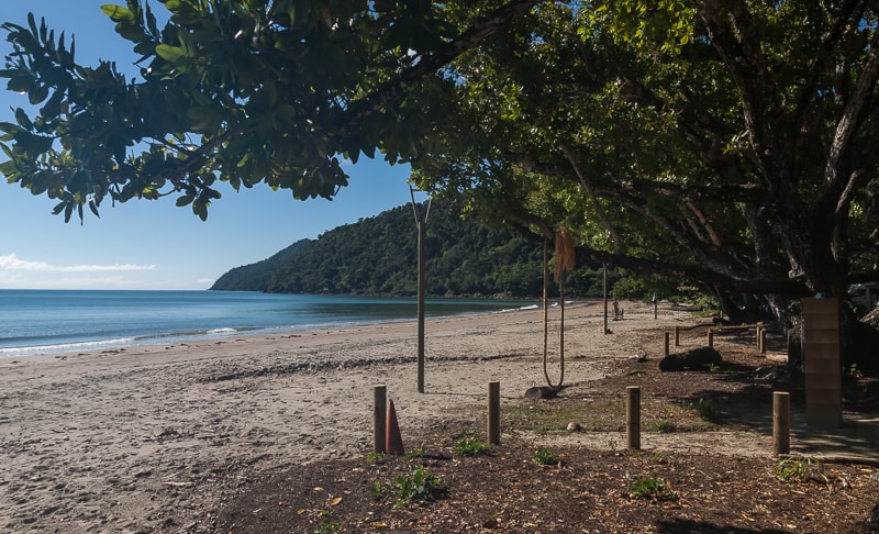 Sonne und Meer an der Etty Bay