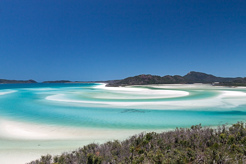 Paradiesischer der Ausblick auf das Inlet