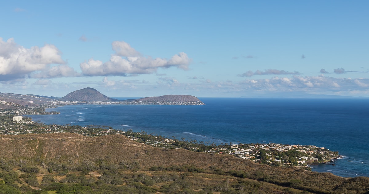 Aussicht vom Diamond Head zum Koko Head Crater