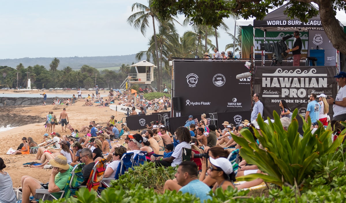 Hawaiian Pro an der North Shore auf Hawaii