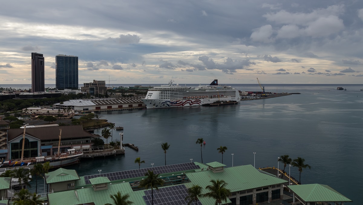 Aussicht vom Aloha Tower