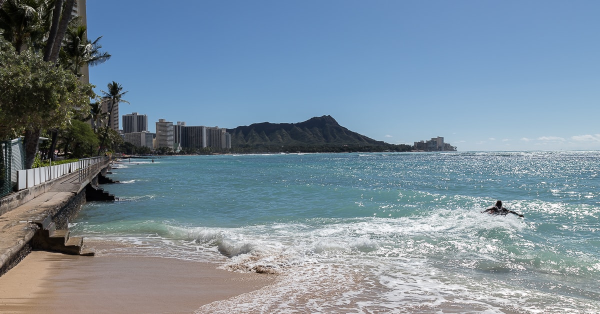 Waikiki Beach in Honoulul