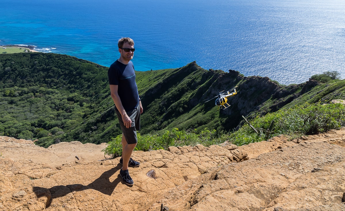 Kraterrand des Koko Craters auf Hawaii