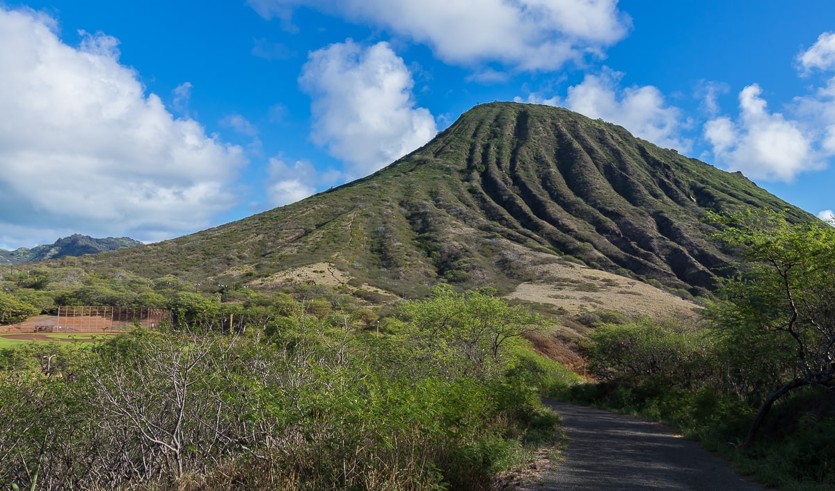 Der Koko Crater auf der Hawaii Insel Oahu
