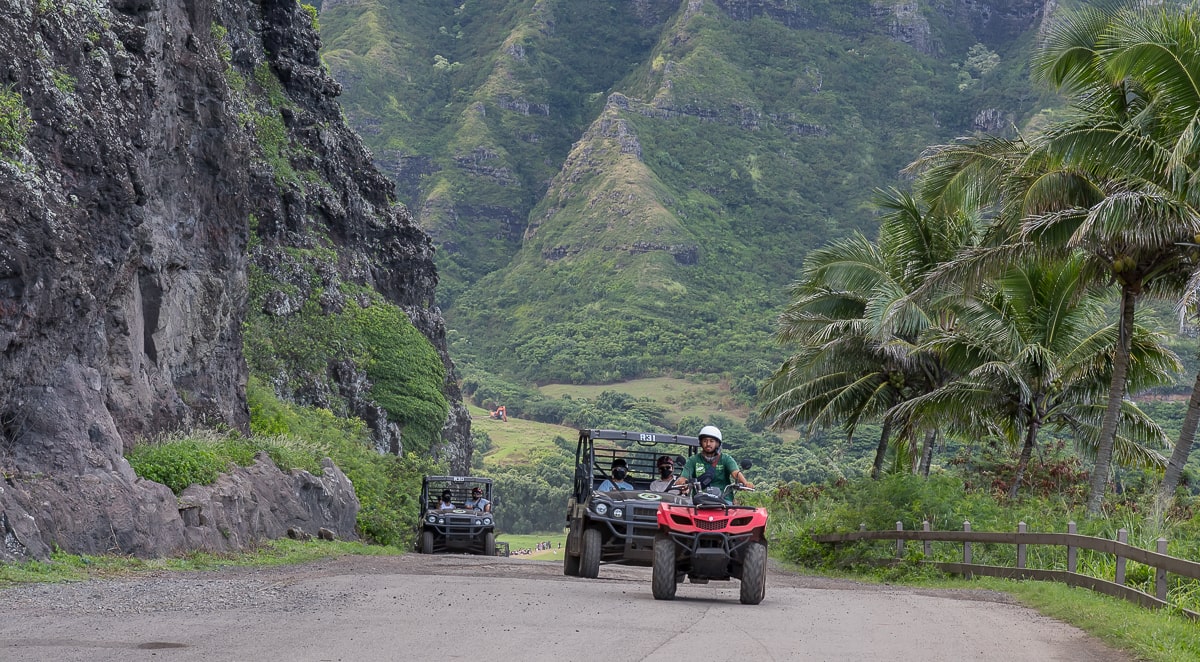 Quad fahren auf der Kualoa Ranch