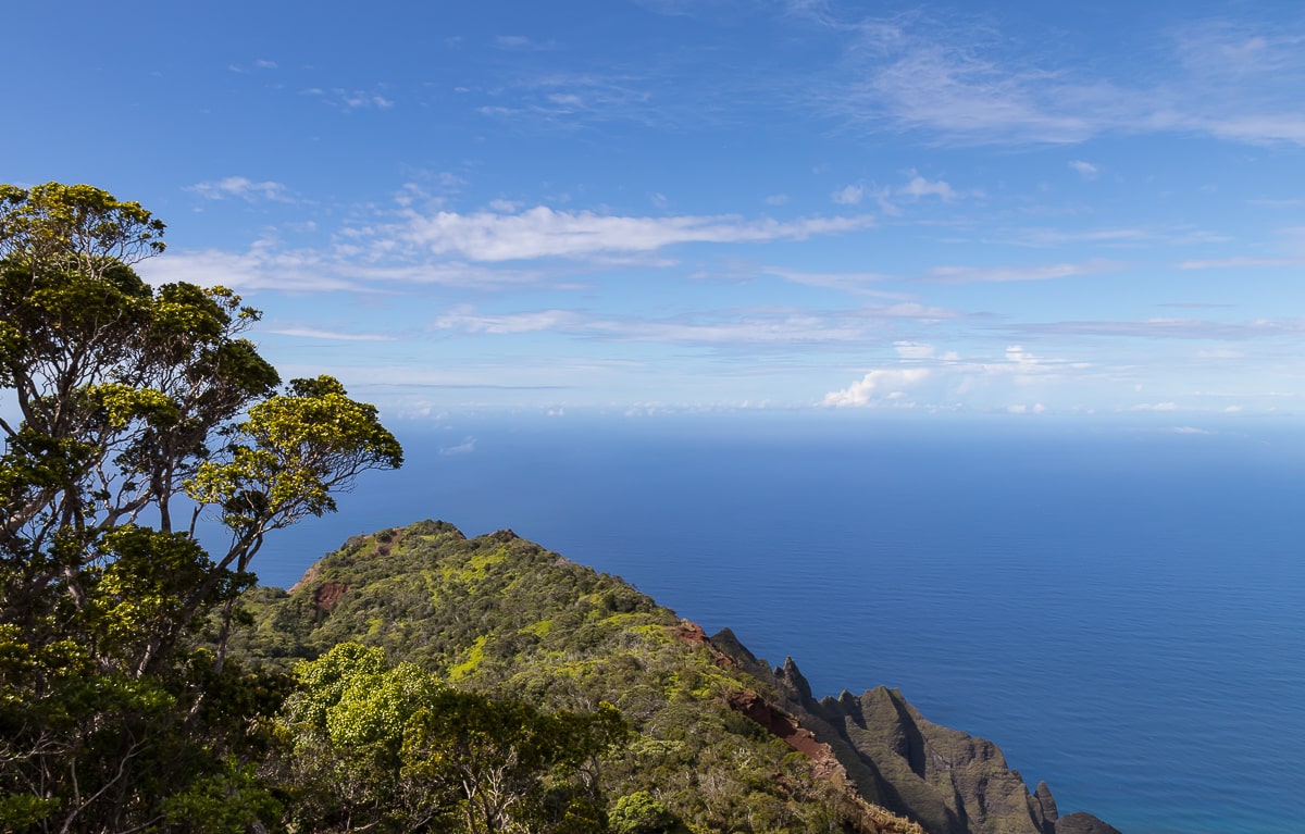 Aussicht vom Kalalau Lookout auf Kauai