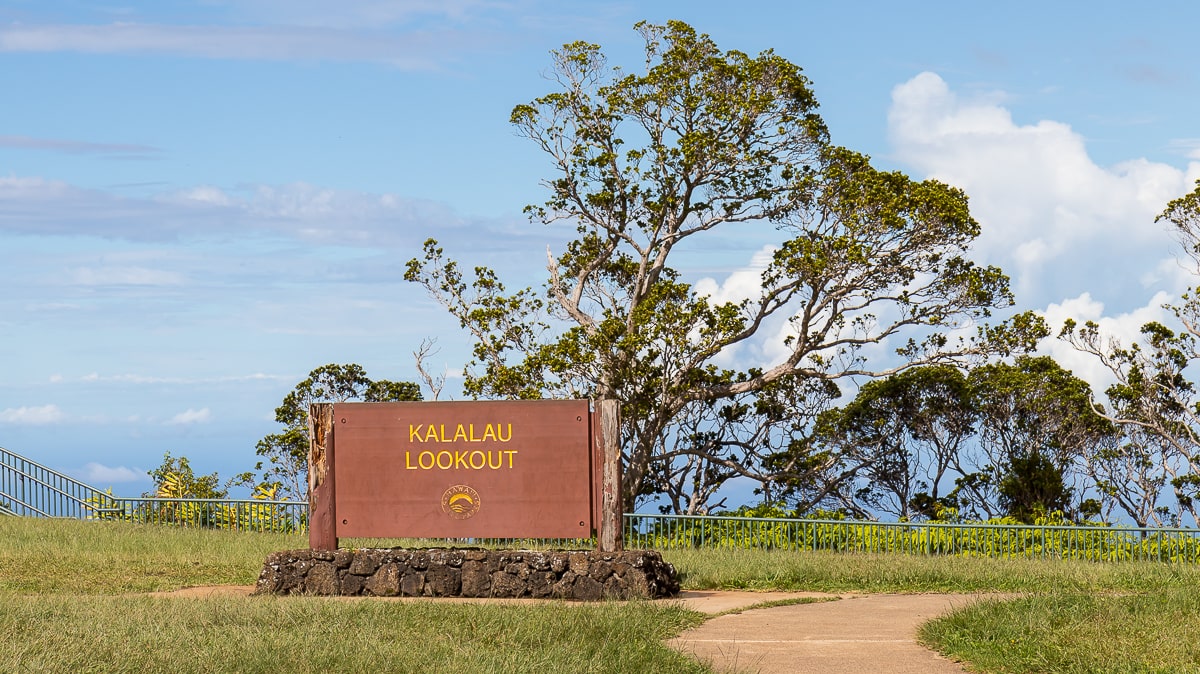 Kalalau Lookout auf Hawaii