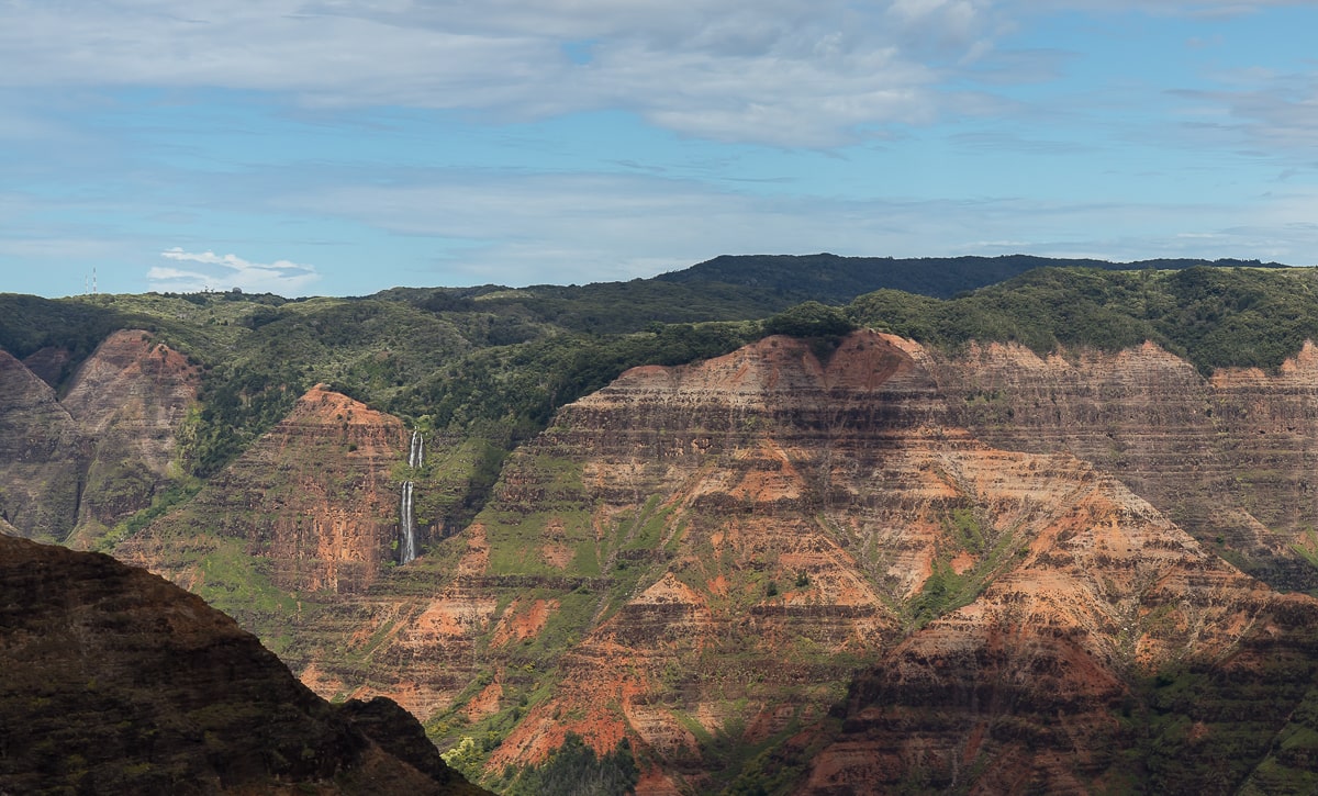 Waipo'o Wasserfall im Waimea Canyon