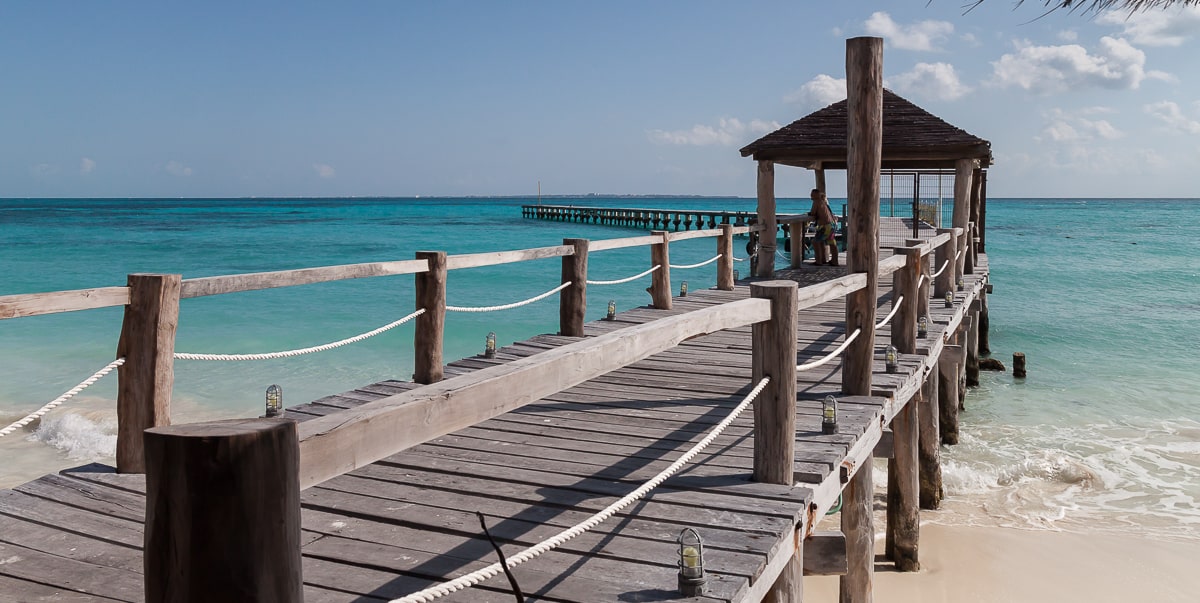 Pier als Anleger zur Isla Majeres