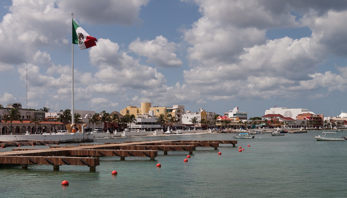 Hafen von Cozumel in Mexiko