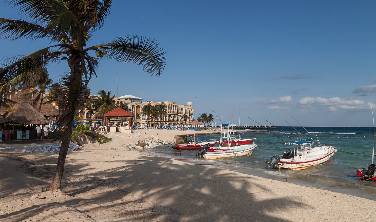 Sandstrand in Playa del Carmen