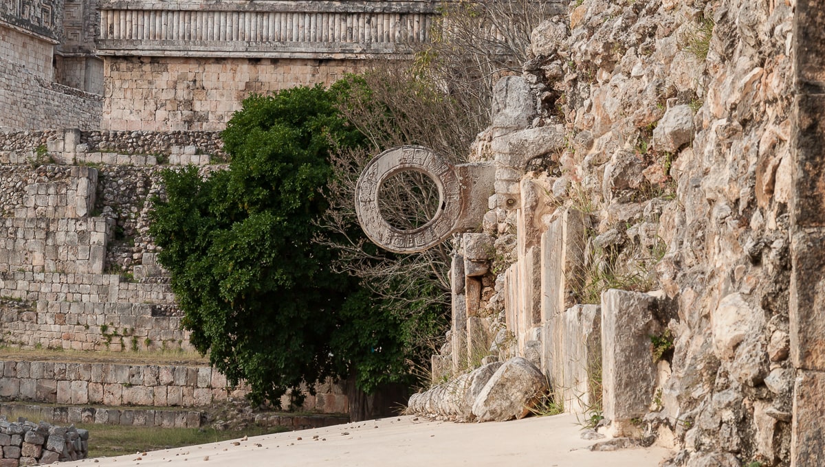 Ring am Juego de Pelota in Uxmal