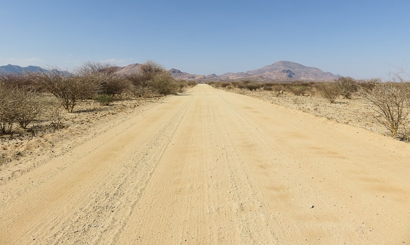 Piste zwischen Swakopmund und dem Erongogebierge