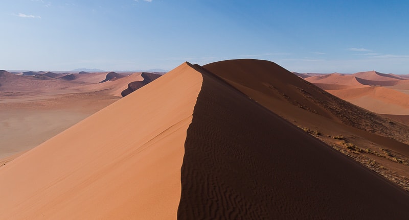 Blick auf die umliegenden Dünen