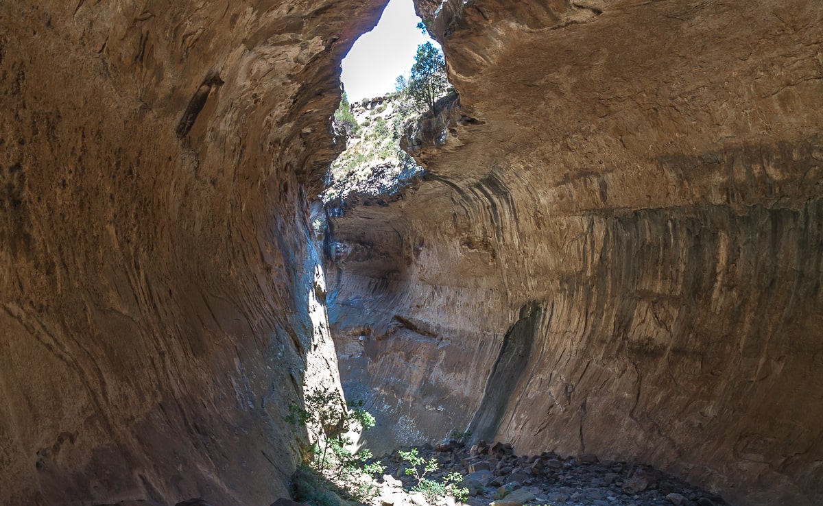 Echos schallen am Echo Point von den Wänden wieder