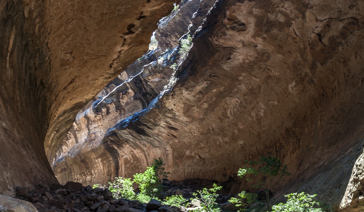 Der Echo Point ist beinahe eine Höhle