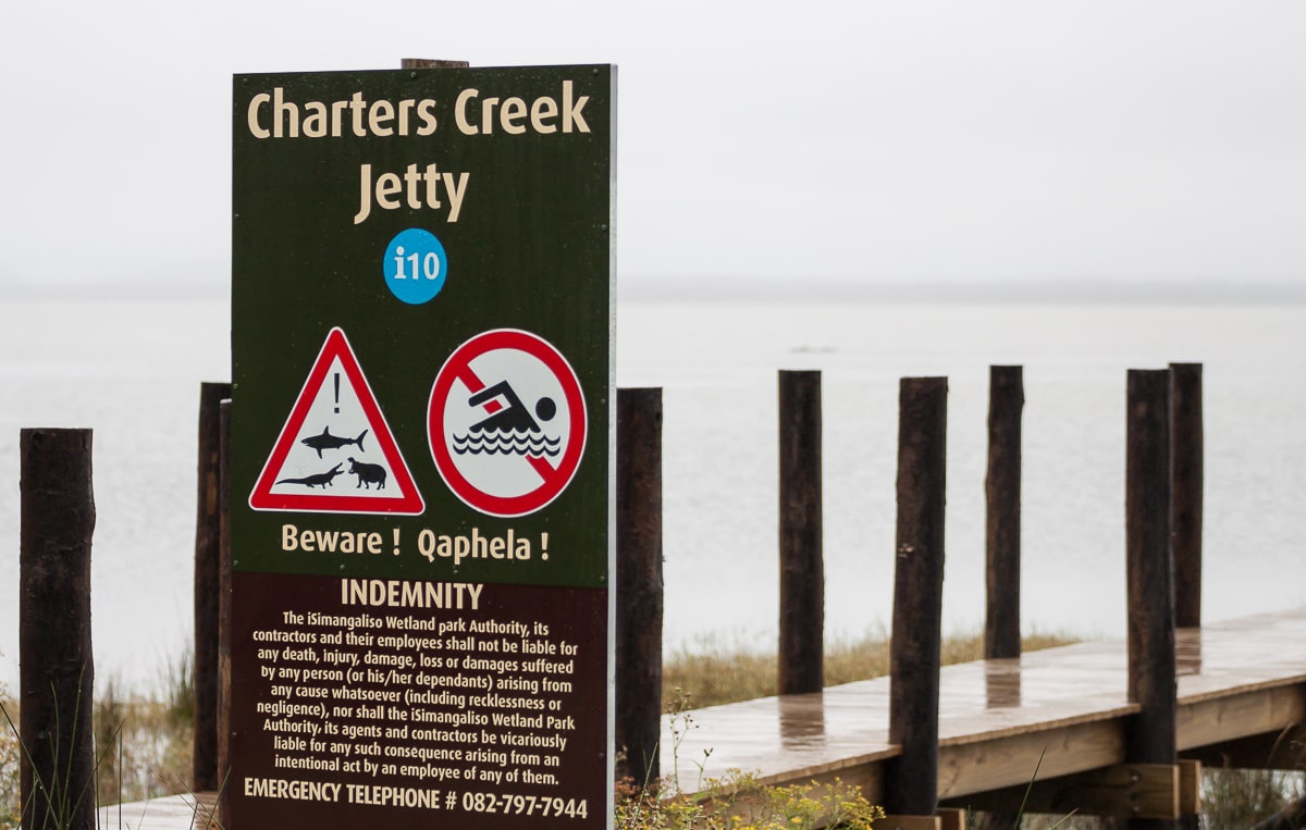 Charters Creek Jetty am Lake St. Lucia