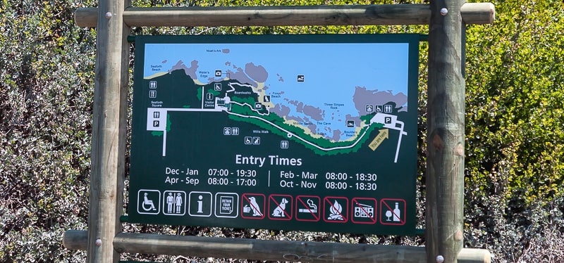 Karte von Simons Town