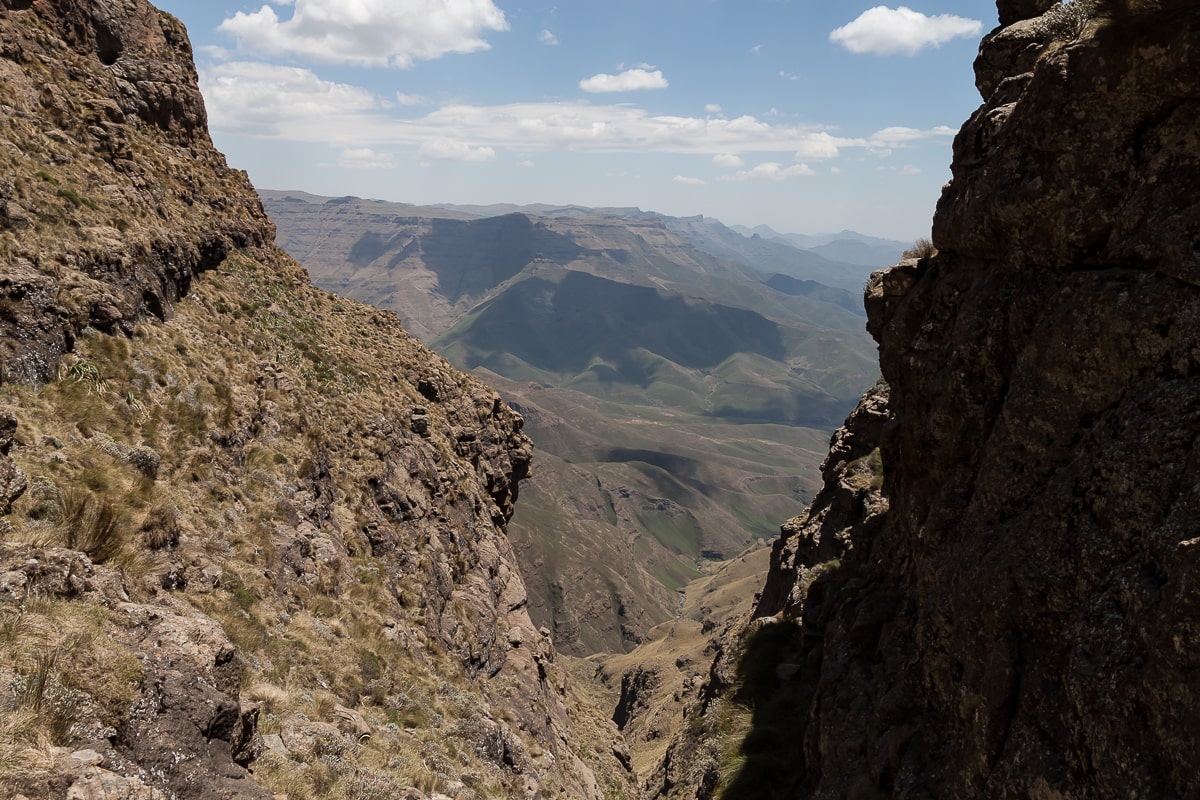 Schlucht am Sentinel Hike für den Aufstieg