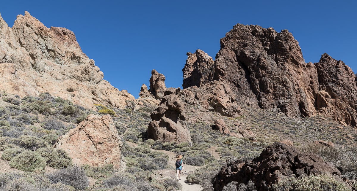 Wanderweg am Roques de Garcia auf Teneriffa
