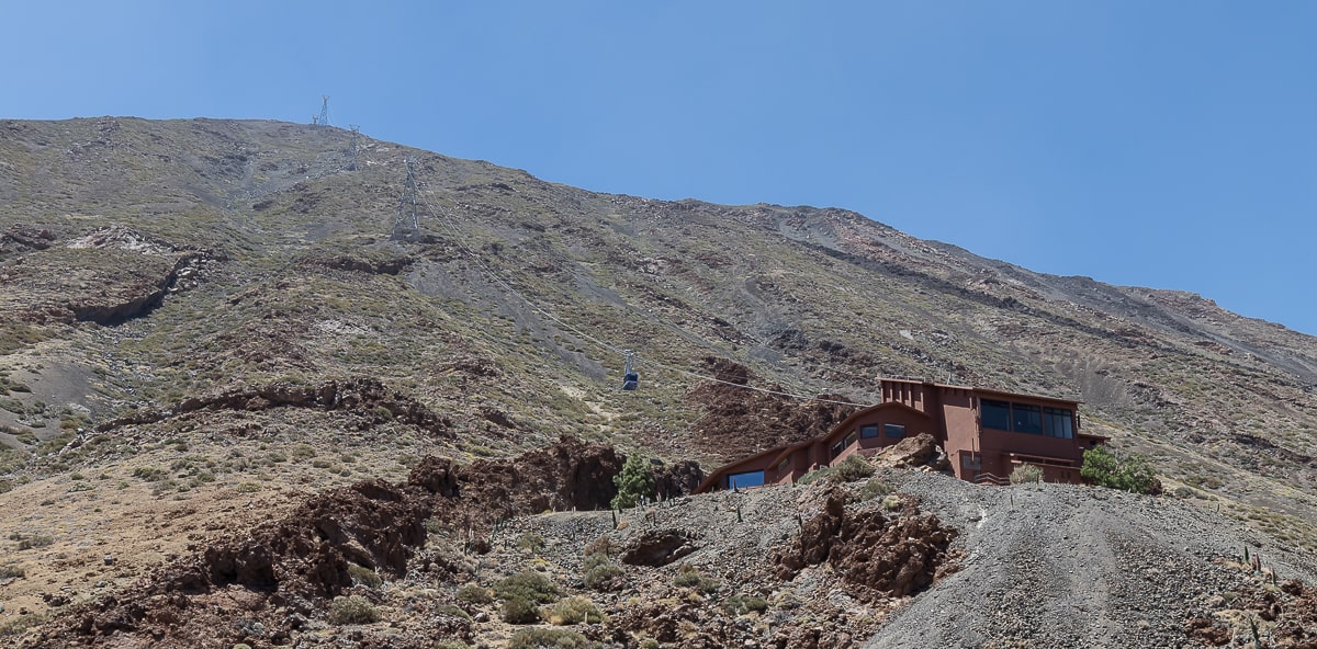 Talstation der Seilbahn auf den Pico del Teide