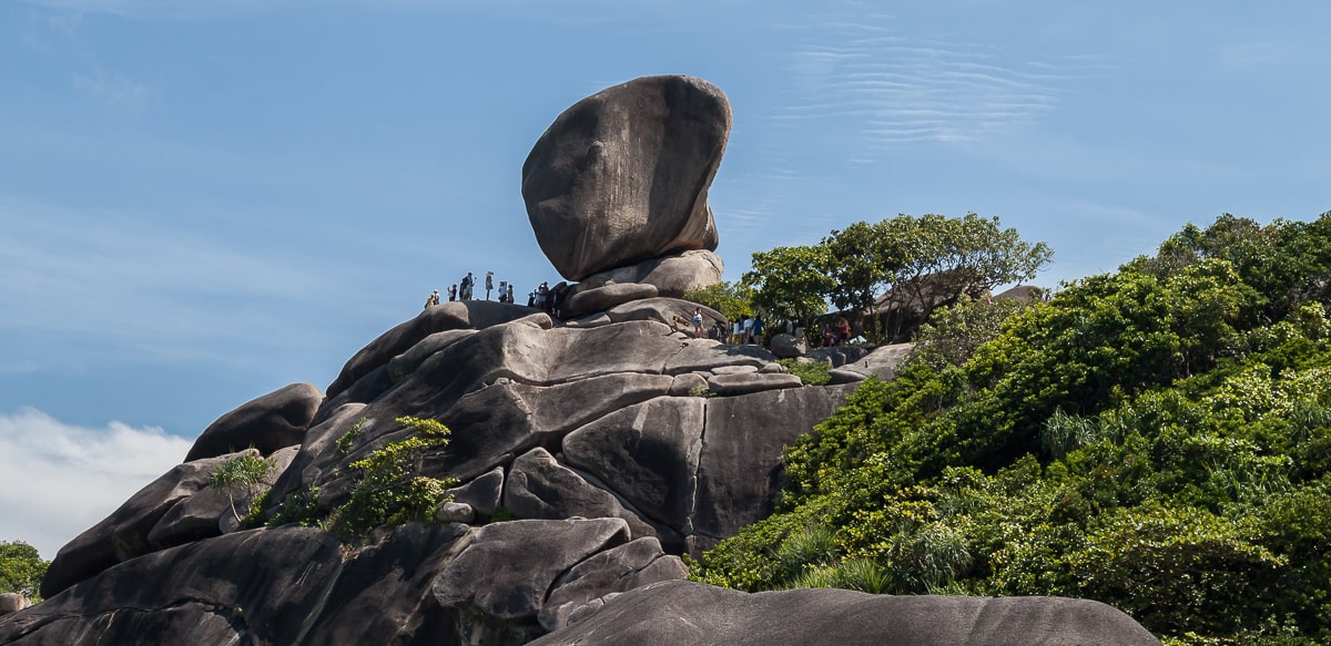 Der Duck Felsen in der Ao Kuerk Bucht